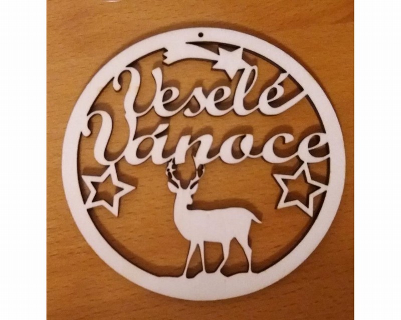 Dekorace Veselé Vánoce